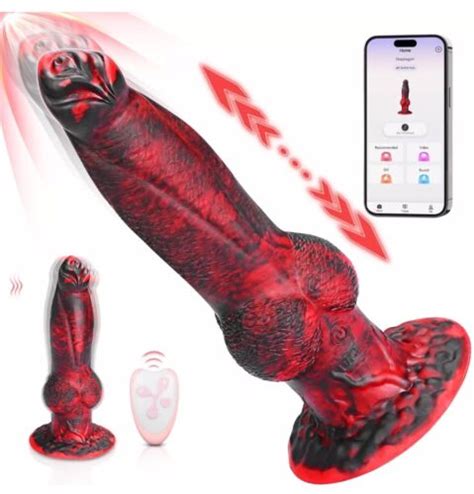 Big Knots Thrusting Dildo Vibrator Sex Toys IN Huge Monster Dildo