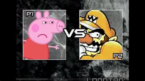 Peppa Pig Vs Wario Mario Bros LEGENDARY BATTLES 1235 YouTube