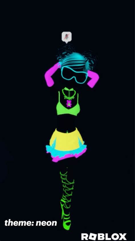 Theme Neon In Dress To Impress Neon Outfits Fancy Dress Code