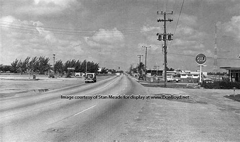 1950s Looking West Towards Miami On The 79th Street Causeway Miami