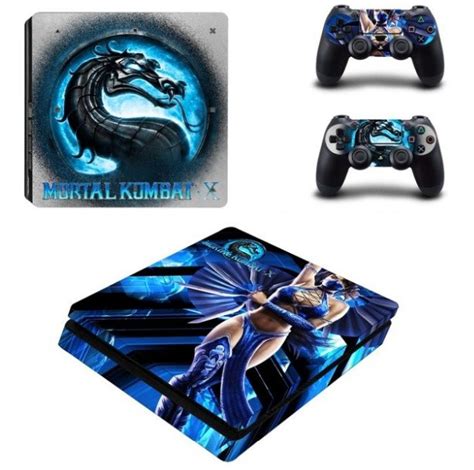 Mortal Kombat Vinyl Cover Decal PS4 Slim Skin Sticker For Sony PS4