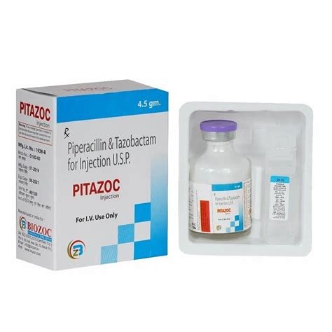 Pitazoc Piperacillin Tazobactam Injection USP At Rs 461 Vial In Sas Nagar