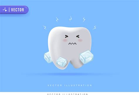 3D Realistic Sensitive Tooth Design Graphic by Darwin Vectorian