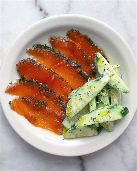 Trevor Joyce On Instagram Homemade Arctic Char Gravlax With Cucumbers