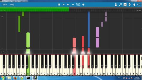 MELODY FAIR 715569 Synthesia Piano Tutorial YouTube