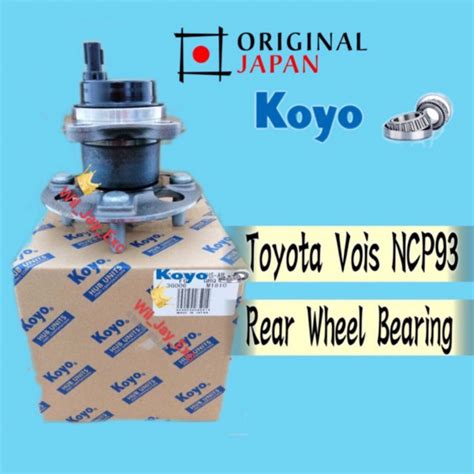 Toyota Vios Rear Wheel Bearing Ncp Koyo Japan