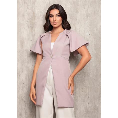 Jaleco Feminino Gisele Nude Shopee Brasil