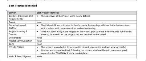 Project Review Document