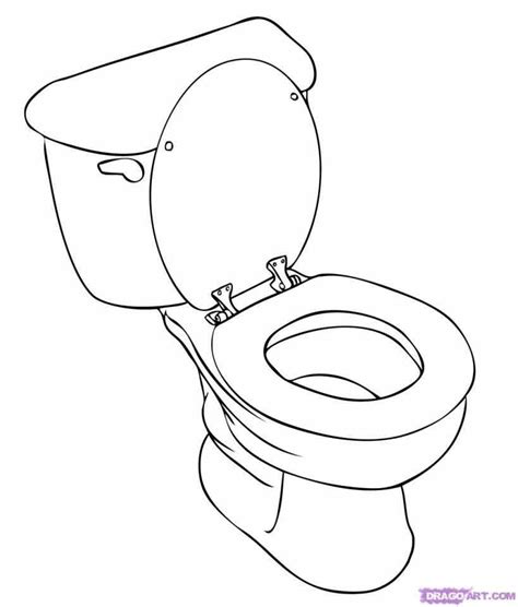 Toilet Bowl Drawing at GetDrawings | Free download