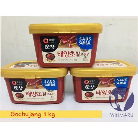 Jual Gochujang 1kg Chung Jung One Daesang Cabe Pasta Korea Hot Pepper Paste 1 Kg Shopee