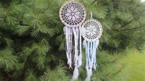 How To Make A Crochet Dream Catcher Diy Youtube