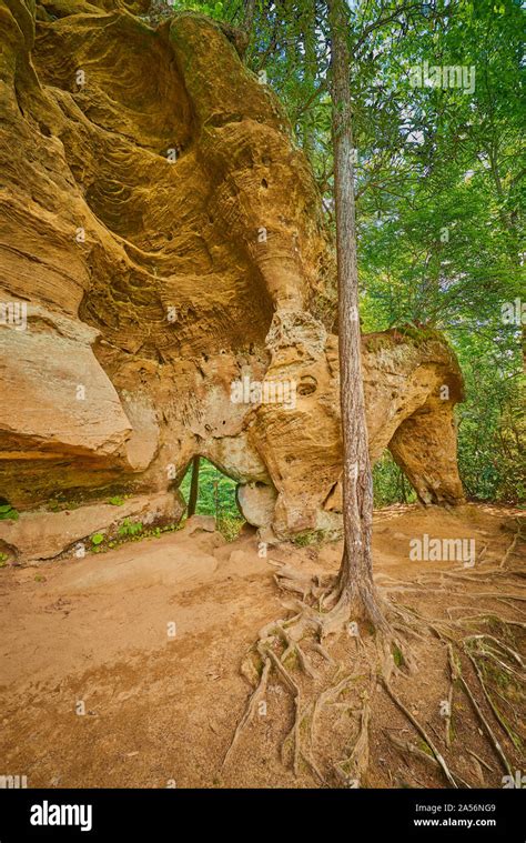 Angel Window Arch Red River Gorge Ky Stock Photo Alamy