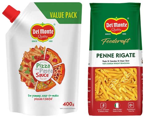 Delmonte Del Monte Pizza Pasta Sauce Spout Pack G Del Monte