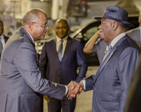 Côte d Ivoire Alassane Ouattara a regagné Abidjan après un séjour en