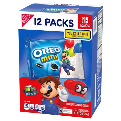 OREO Mini Chocolate Sandwich Cookies 12 Snack Packs 12 Ct Shipt