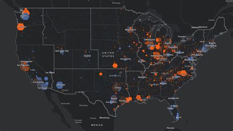 Three US Economic Maps about Unemployment, GDP, Inflation