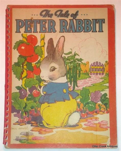 The Tale Of Peter Rabbit 1942 Ethel Hayes Saalfield Publishing By