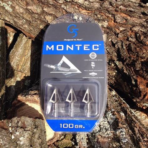 Montec G5 Broadheads - 100gr 3 pack (4 week backorder) – Survival ...