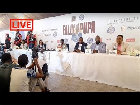 CONFÉRENCE DE PRESSE DE FALLY IPUPA APESI BA STYLE DE JEUX NIOSO PONA