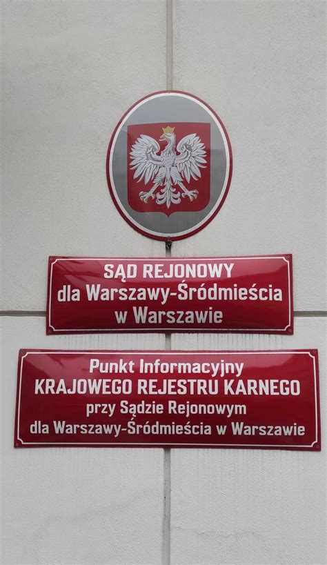 Wycieczka Do S Du Rejonowego Dla M St Warszawy Centrum Kszta Cenia