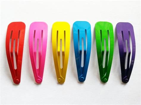 Pcs Big Hair Snap Clip Size Mm Mix Color