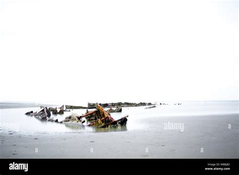 WW2 Wreck of the Crested Eagle on Bray Dunes beach, Dunkirk - Operation ...