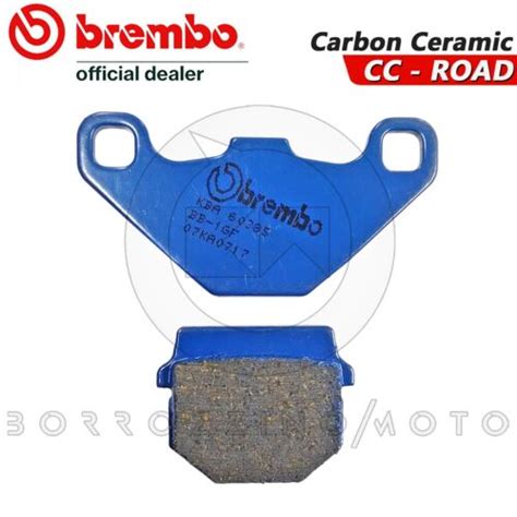 PASTIGLIE FRENO POSTERIORI BREMBO BLU CARBON CERAMIC RIEJU RS2 NKD 50