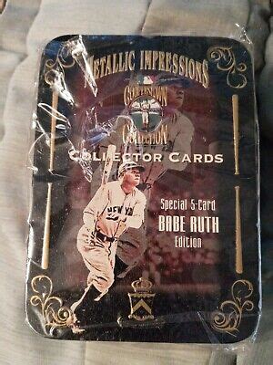 1994 Babe Ruth Metallic Impressions Cooperstown Collection Collectors