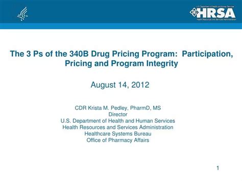 Ppt The Ps Of The B Drug Pricing Program Participation Pricing