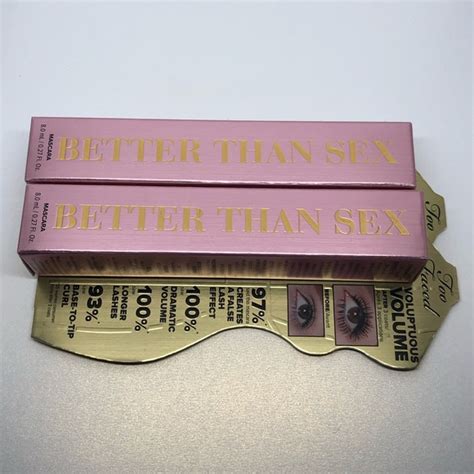 Too Faced Makeup 2 Full Size Better Than Sex Too Faced Mascara Poshmark
