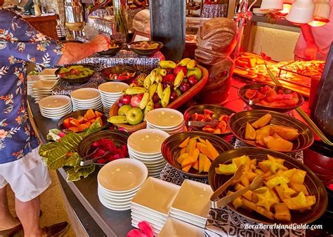 Bora Bora Four Seasons Food