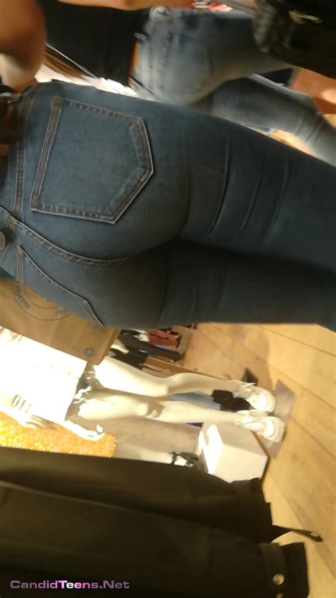 Tight Sexy Jeans Candid Ass Teen Candid Teens
