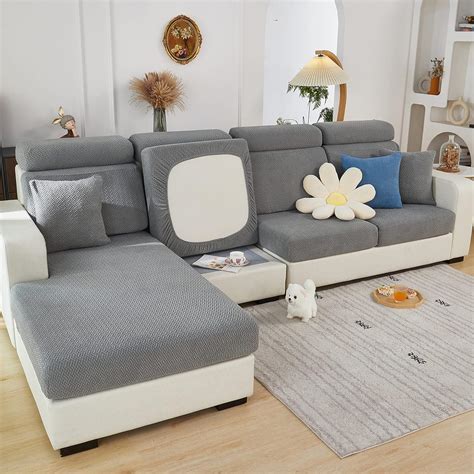 Amazon Ele Eleoption Couch Cushion Covers Sectional Sofa L Shape