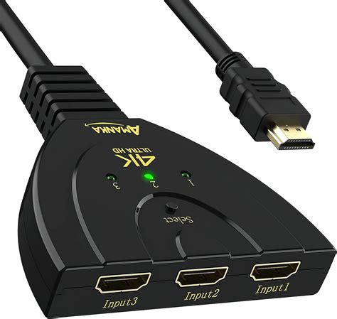 Amanka Hdmi Switch Conmutador Hdmi D K Hdmi Switch En Compatible