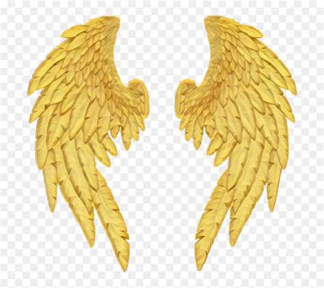 Transparent Golden Wings Png Gold Angel Wings Png Png Download Vhv