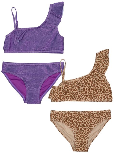 Meisjes Bikini Glitter Print Maat 92 98 128 134 Kopen Wibra