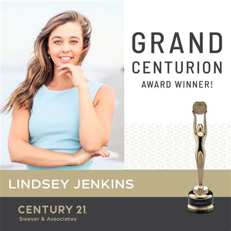 lindsey jenkins achieves grand centurion producer award eastern north