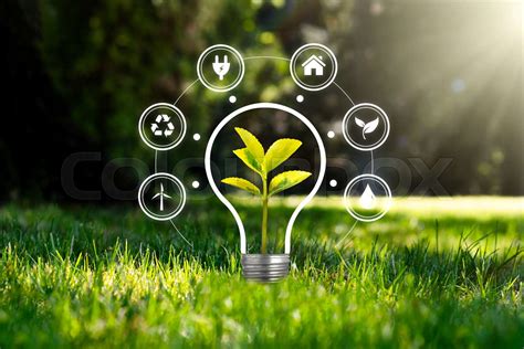 Environmental Sustainable Energy Sources Stock Image Colourbox