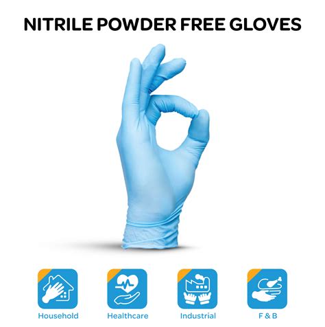 BERGAMOT NITRILE POWDER FREE EXAMINATION GLOVES