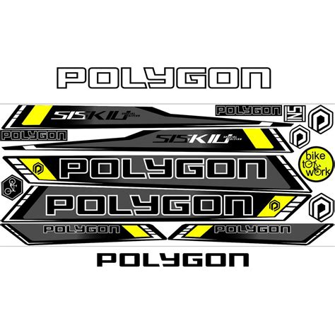 Jual Stiker Striping Bike Sepeda Polygon Art Sticker Shopee Indonesia