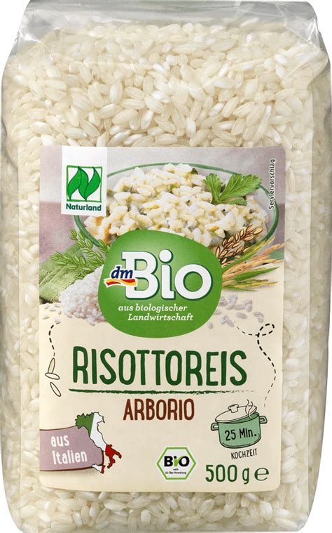 DmBio Risotto Reis Arborio 500 G Dm At