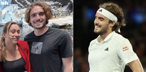 Fell While Admiring The Beauty Of His Girlfriend Stefanos Tsitsipas