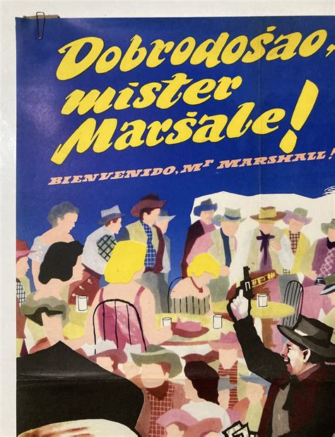 Vintage Movie Poster Welcome Mister Marshall 1953 Berlanga Lolita ...