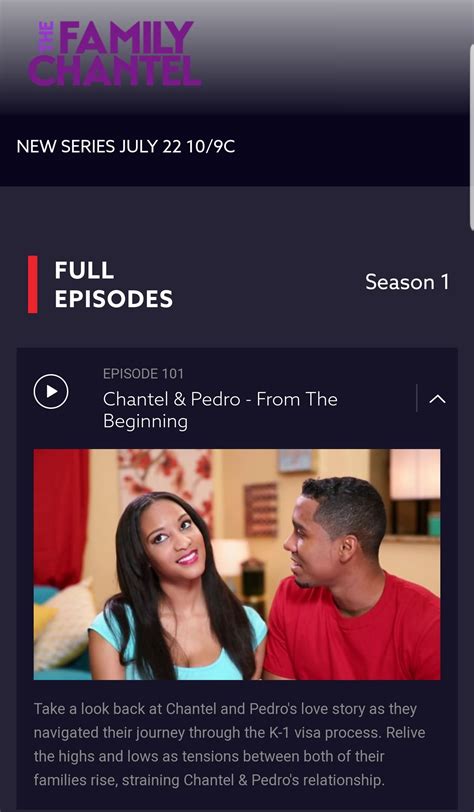 If you wanna catch up on Chantel and Pedro's story (does anybody 🙅🏻‍♀️