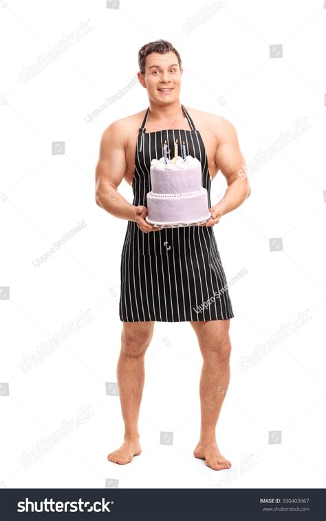 Full Length Portrait Naked Chef Black Stock Photo 330403967 Shutterstock