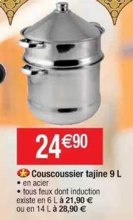 Promo Couscoussier Tajine 9 L Chez Cora ICatalogue Fr