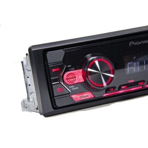 Pioneer MVH-S120UI Mechless RDS Tuner Car Stereo with iPod/iPhone Comp ...