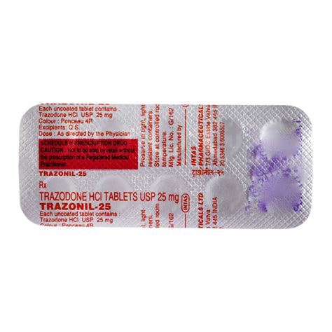 Trazodone Uses Side Effects And Medicines Apollo Pharmacy