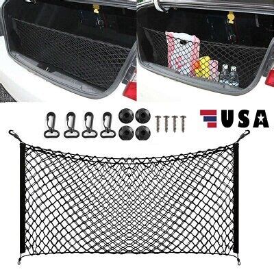 Envelope Style Trunk Cargo Net Storage Organizer Universal Bag Hook For