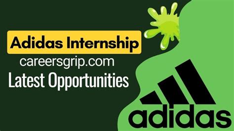 Adidas Internship Latest Opportunities Careers Grip